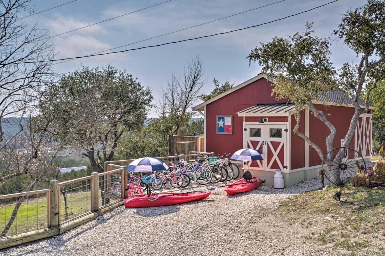 Kerrville Converted Barn Tiny Home With Kayaks! Bagian luar foto